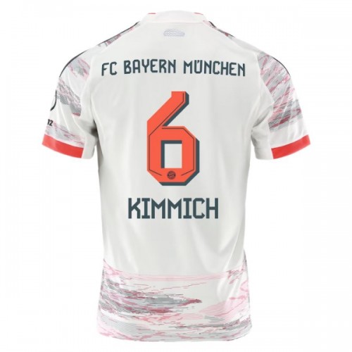 FC Bayern München Joshua Kimmich 6 Voetbalshirt Uit 2025-26 FC Bayern München Joshua Kimmich 6 Voetbalshirt Uit 2025-26